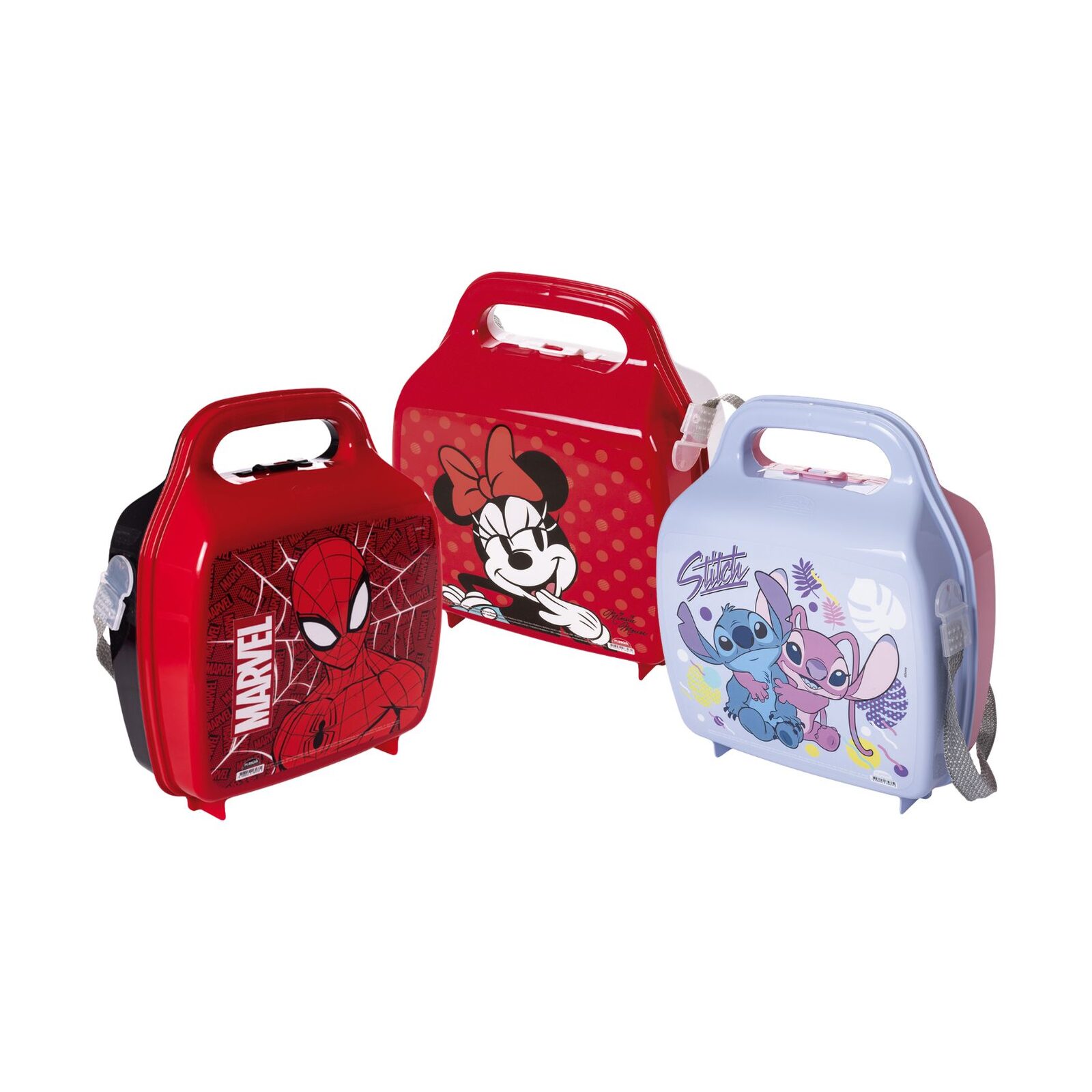 Lonchera Vianda Con Cuerda 3Lts 28x23x11 cm Varios Personajes