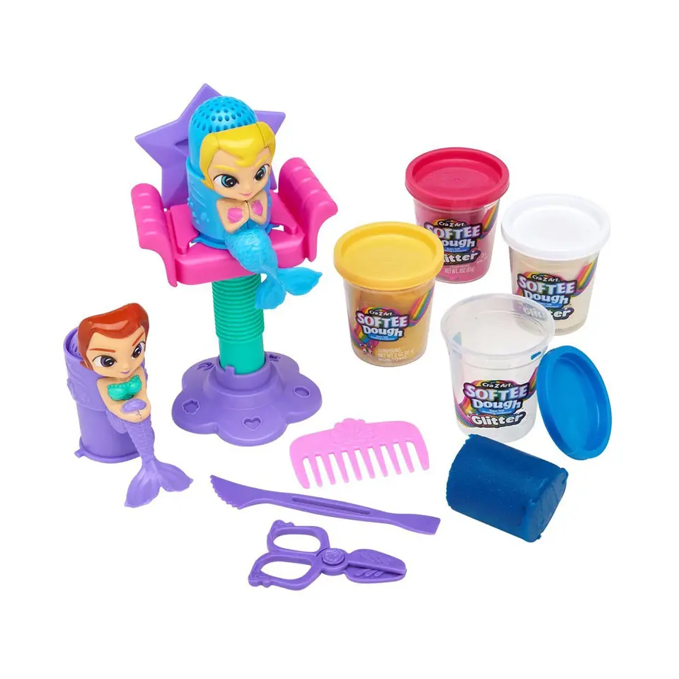 Masas Salón de Belleza Sirena Softee Dough Lexibook