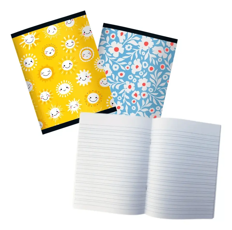 Cuaderno Campus 48 Hojas Doble Raya Escolar 17 x 22 cm Tapa Flex