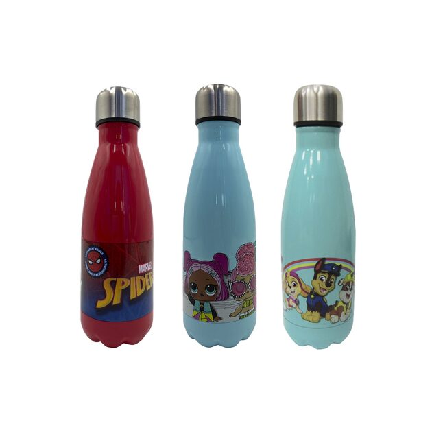 Botella Infantil Térmica Acero Inoxidable 400 ml Personajes