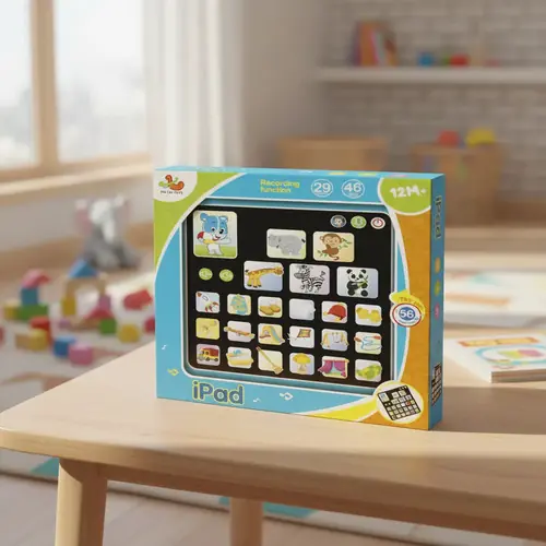 Tablet Infantil Didáctica Voces Sonidos 21x21 Cm Juguete