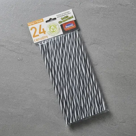 Pack X 24 Sorbetes Plastico Reutilizables 22cm