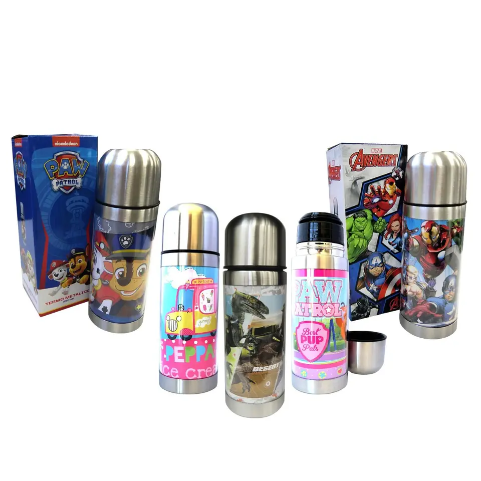 Termo De Metal Térmico 350 Ml Personajes