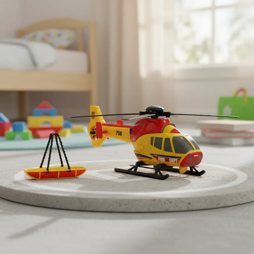 Helicóptero De Juguete Para Niños +3 Años
