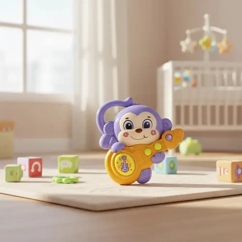 Juguete Monito Musical Bebés Estimula Aprendizaje +18 Meses