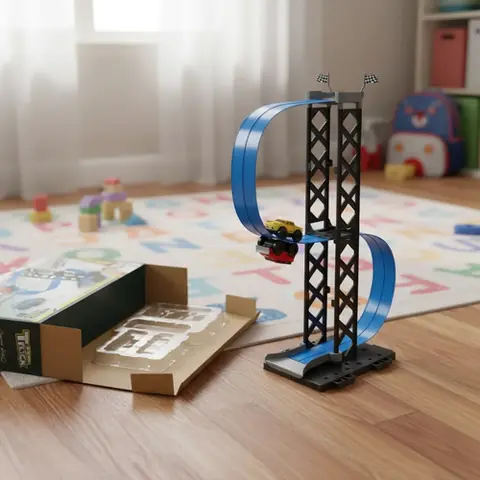 Juguete Auto Pista Friccion Racing Track Carrera