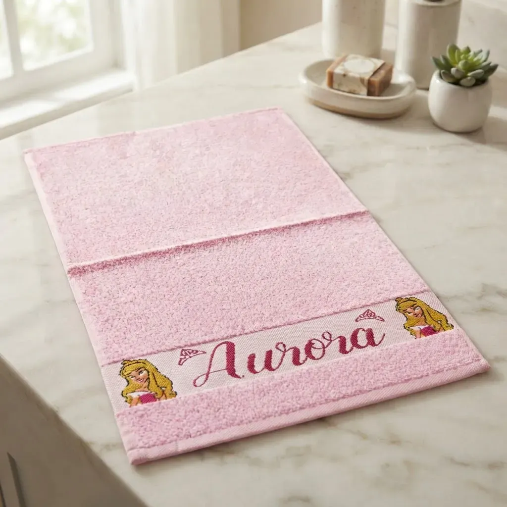 Toalla Mano Social Princesas Disney 30 X 51 Cm Algodón
