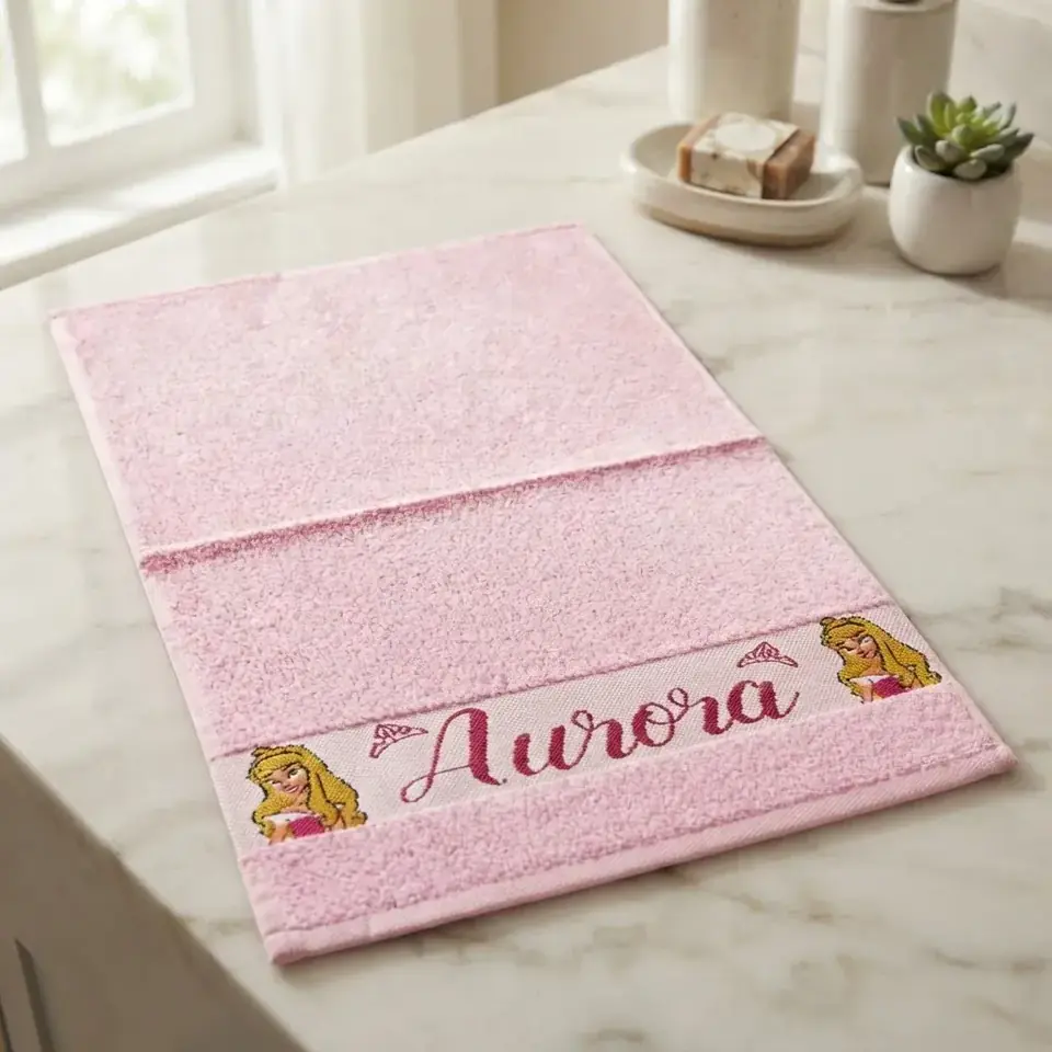 Toalla Mano Social Princesas Disney 30 X 51 Cm Algodón