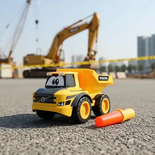 Juguete Bburago Jr Camión con Control Remoto Volvo con Luz y Sonido