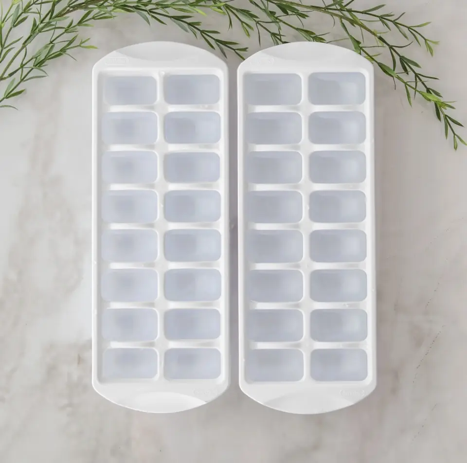 Cuebeteras Para Hielo De Plástico Kit Con 2