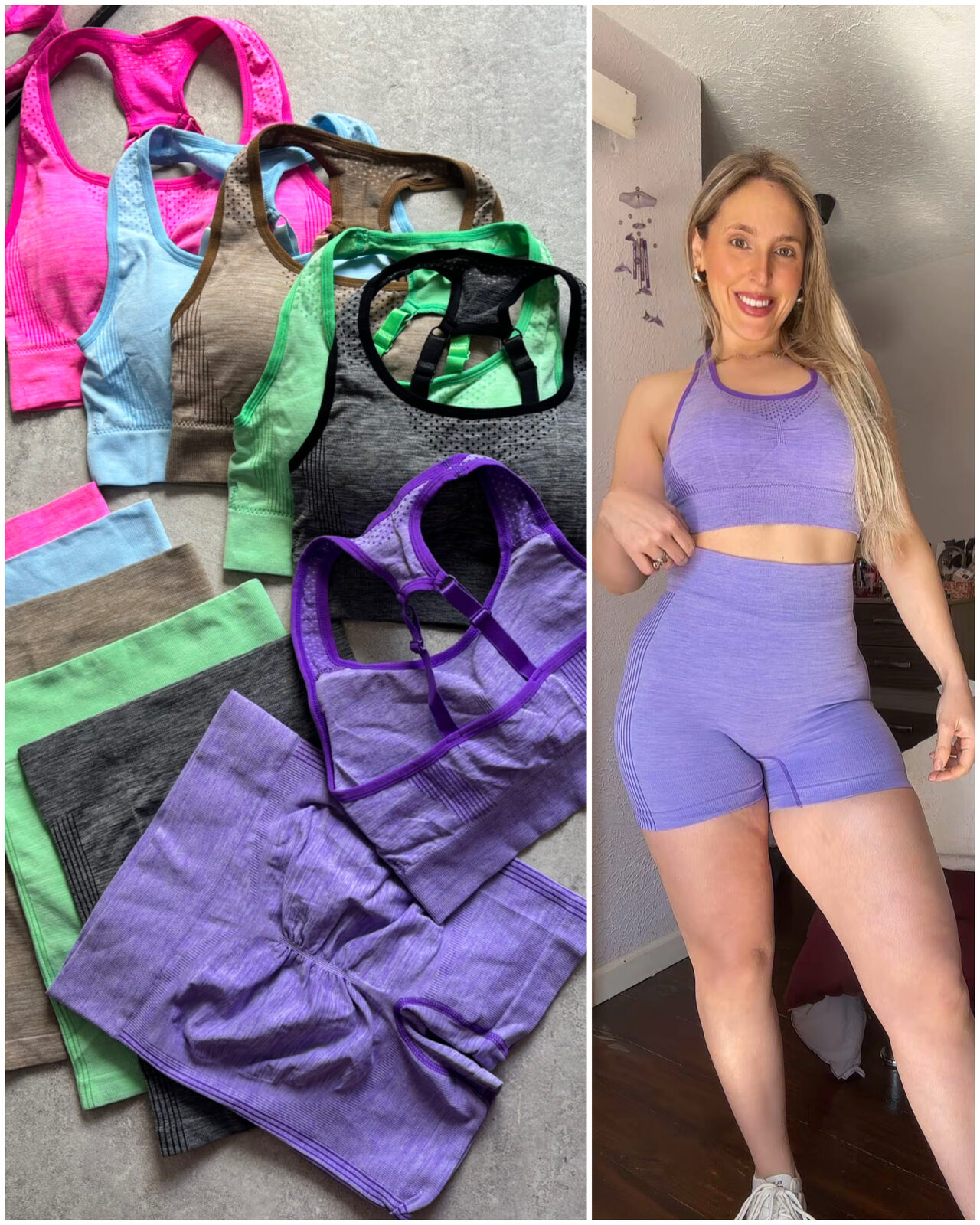Conjunto Short Push Up + Top