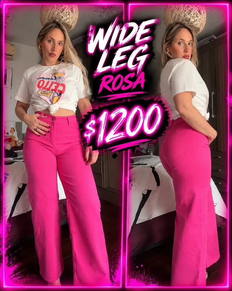 Wid Leg Rosa