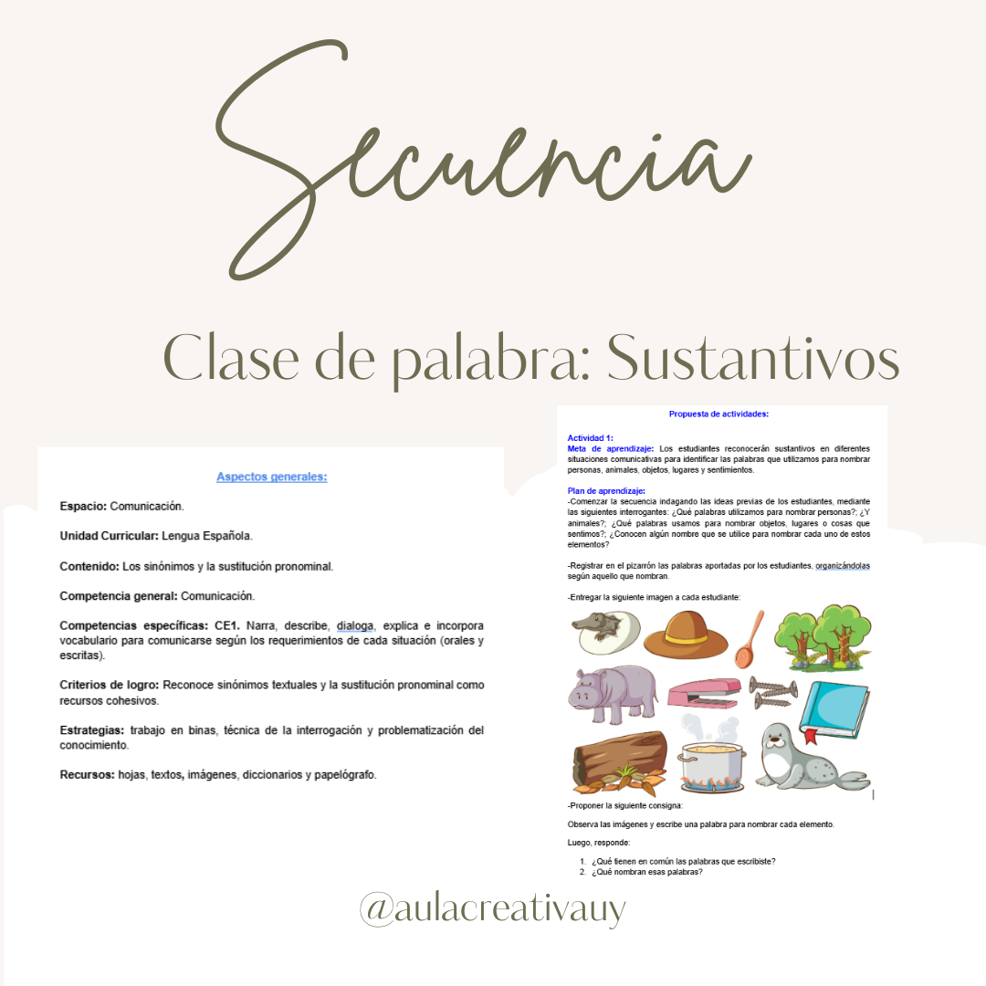 Secuencia - Sustantivos