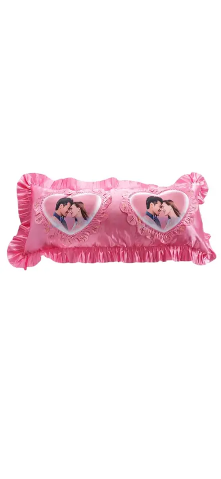FUNDA PARA ALMOHADÓN DOBLE ROSA