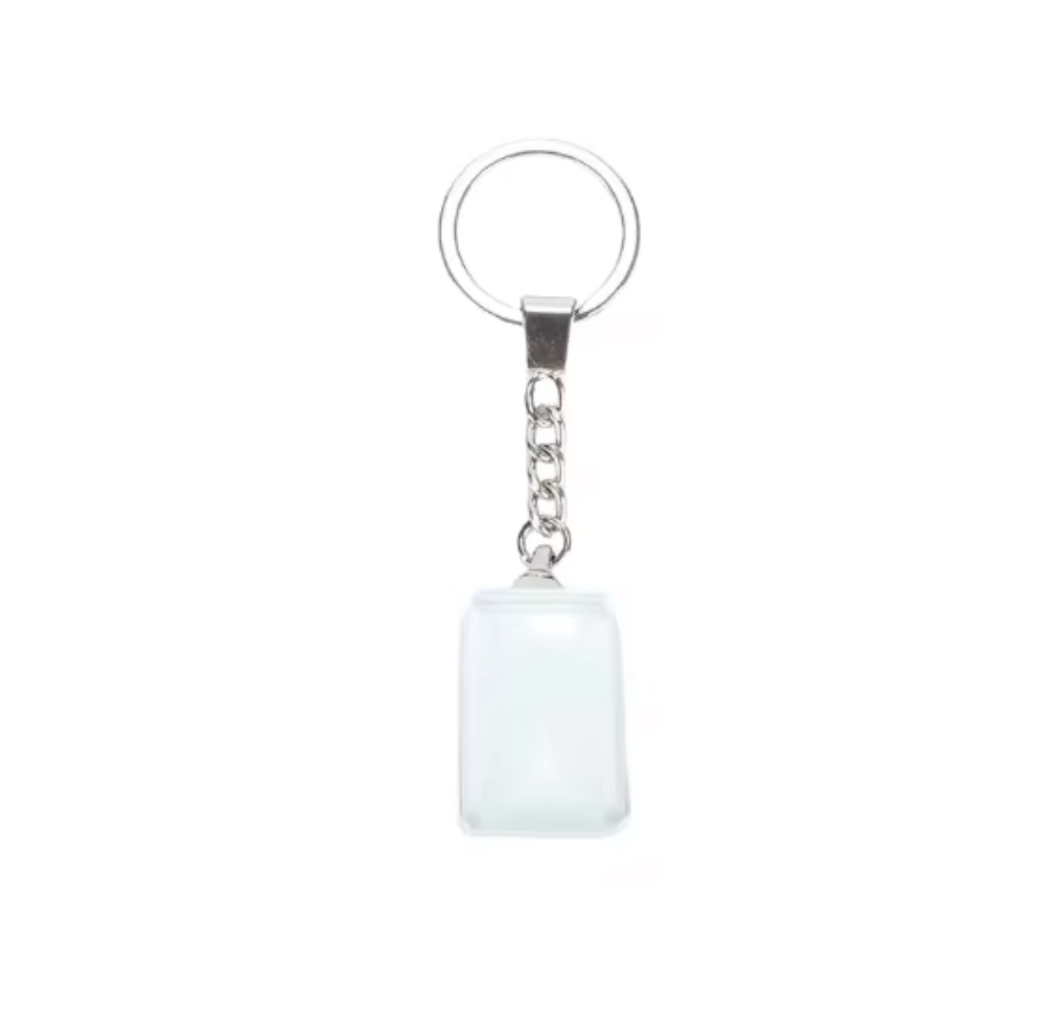 LLAVERO CRISTAL SUBLIMABLE RECTANGULO