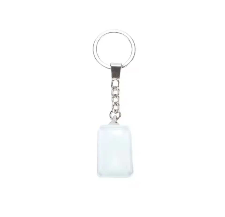 LLAVERO CRISTAL SUBLIMABLE RECTANGULO