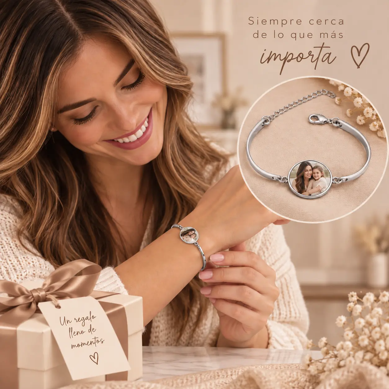 PULSERA COLOR PLATA