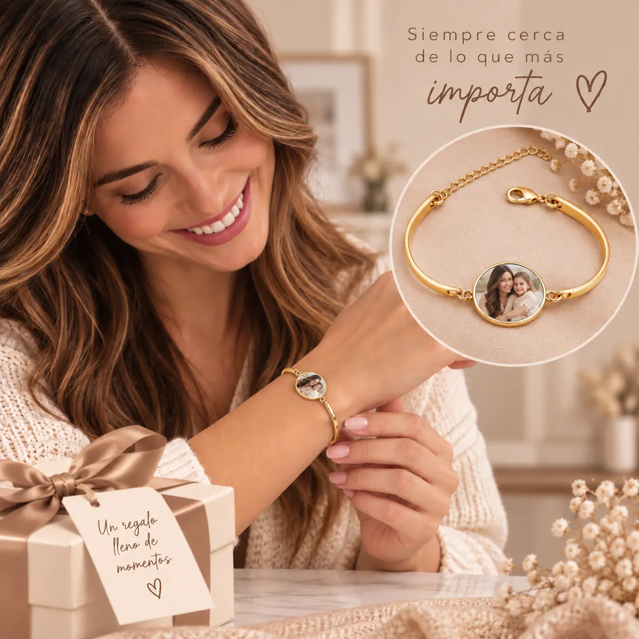 PULSERA COLOR DORADO