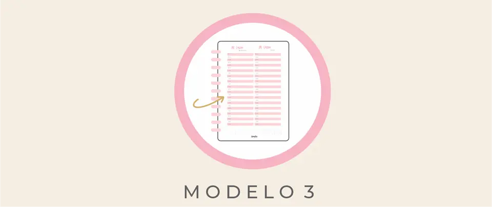 AGENDA MODELO 3 CITAS