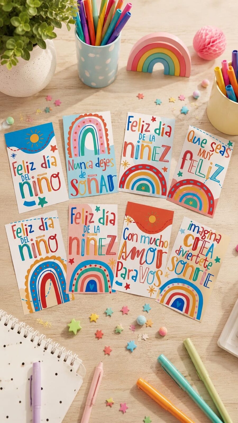 TARJETONES DIA DE LA NINEZ SURTIDOS