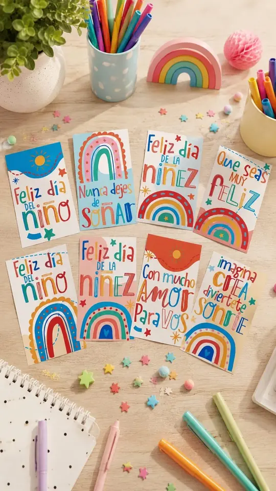 TARJETONES DIA DE LA NINEZ SURTIDOS