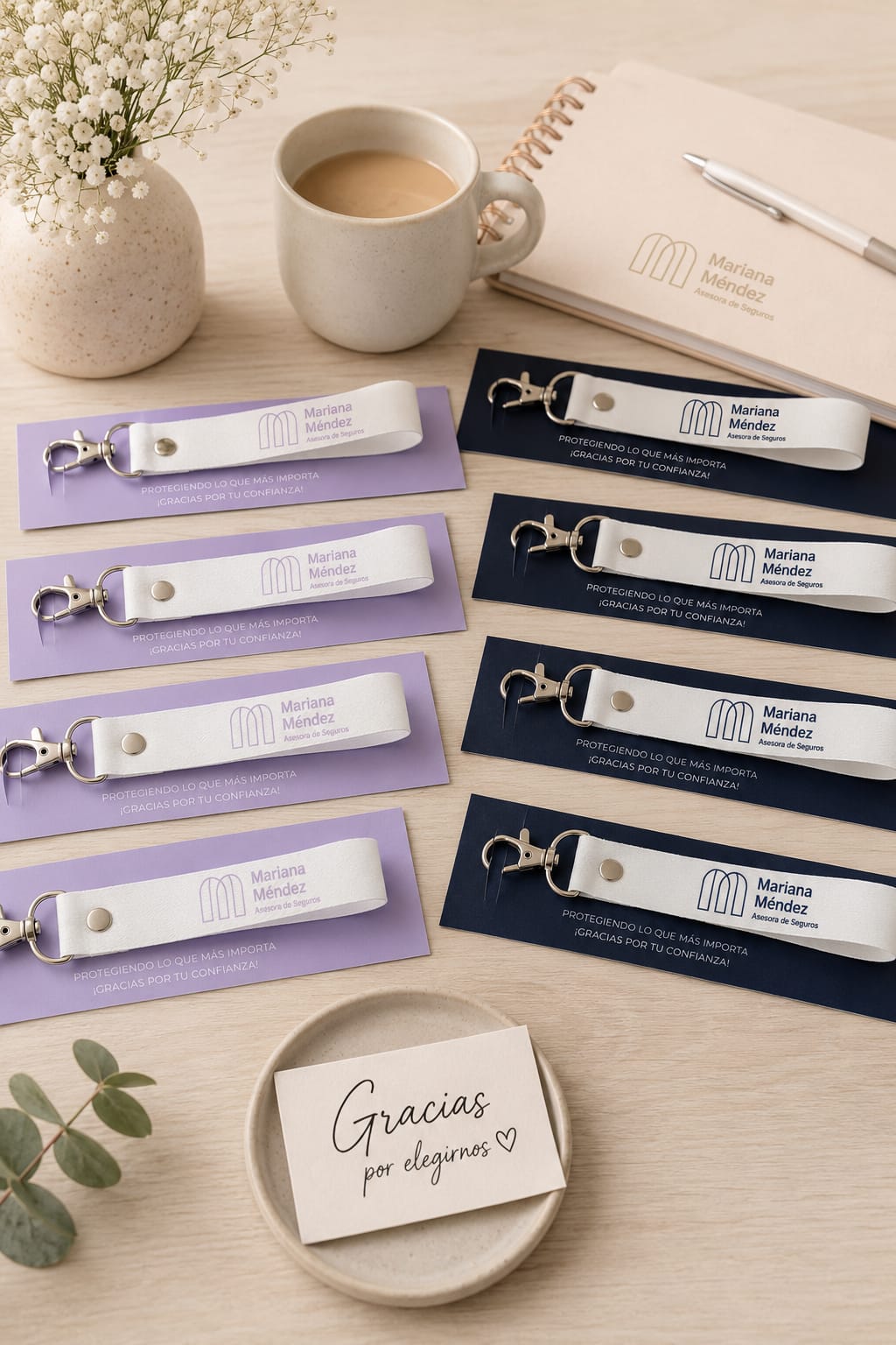 LLAVEROS CINTA PERSONALIZADOS