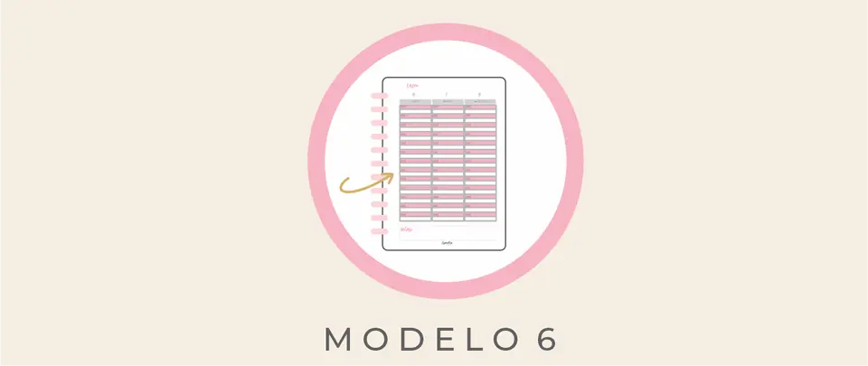AGENDA MODELO 6 CITAS