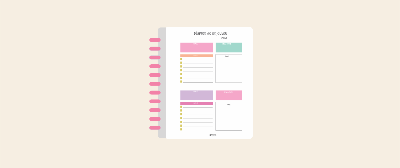 PLANNER DE OBJETIVOS