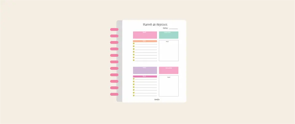 PLANNER DE OBJETIVOS