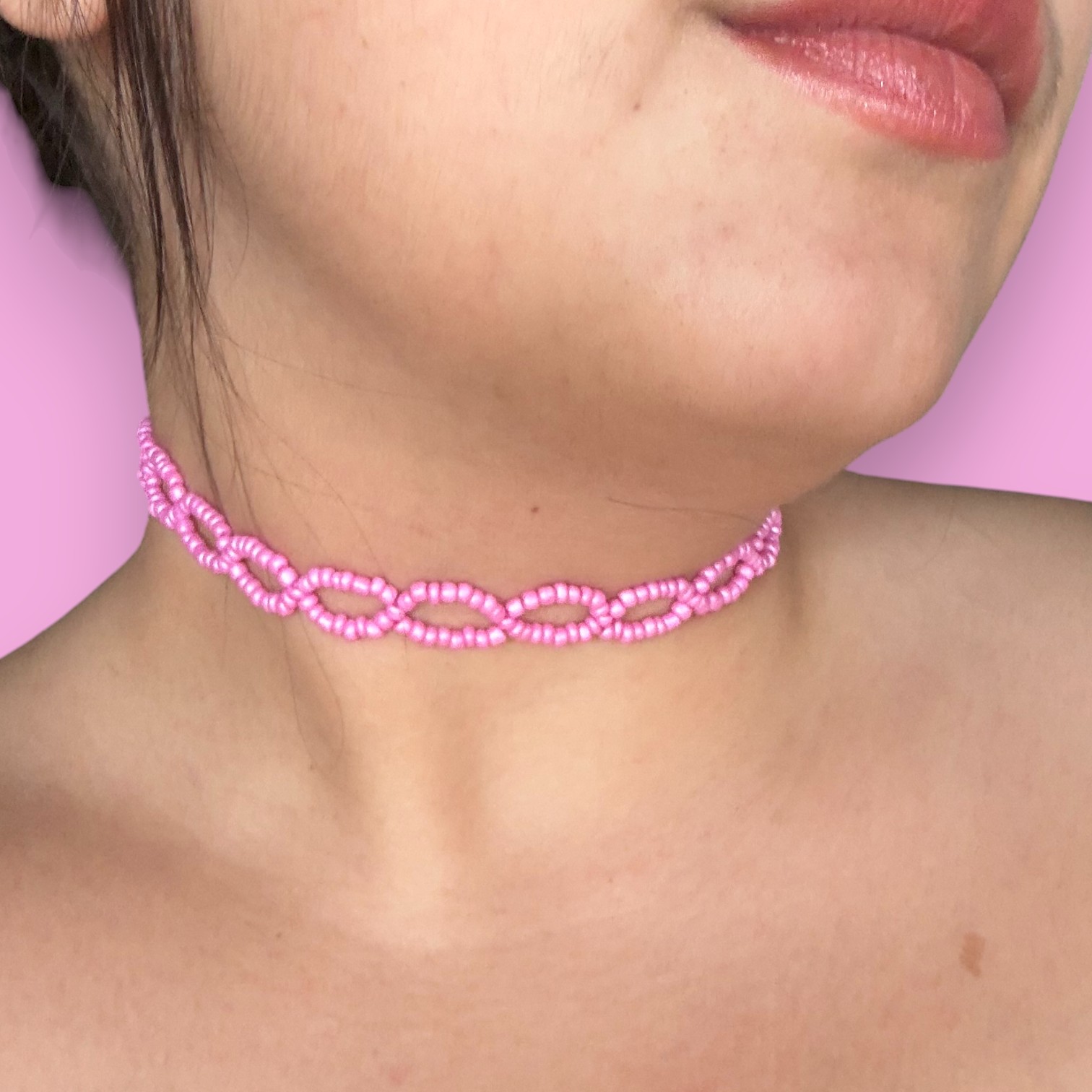 Gargantilla Mila - Rosa
