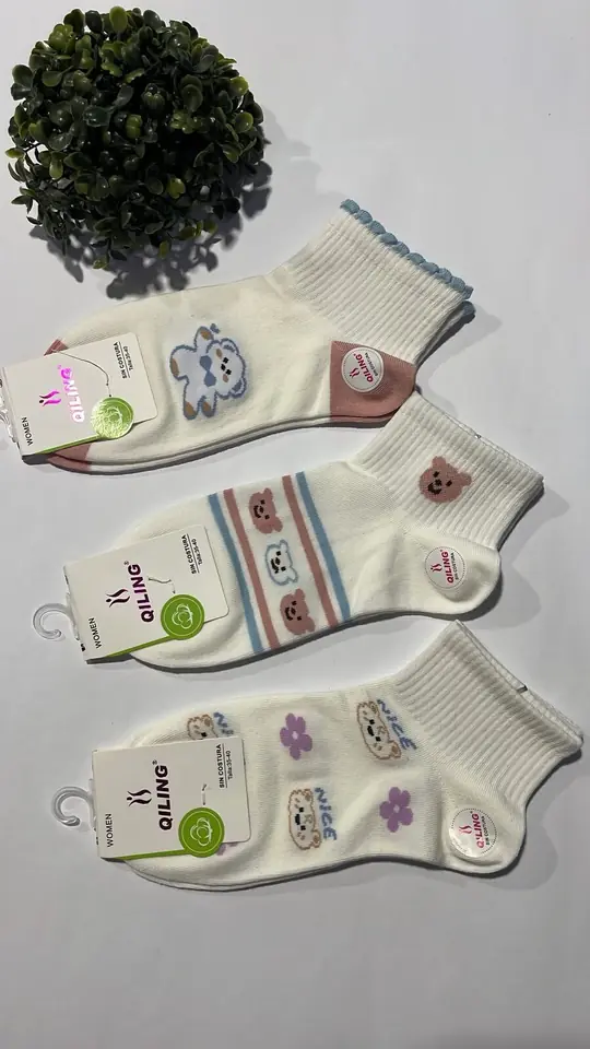 Soquetes flowers 34/40