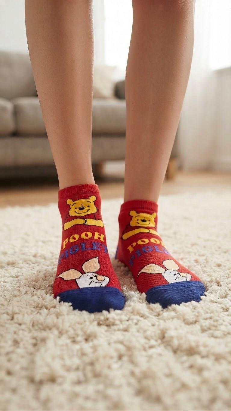 Soquetes Winnie Pooh 32/40