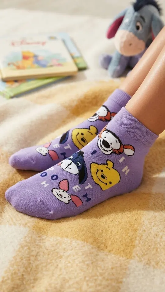 Soquetes Winnie Pooh 32/40