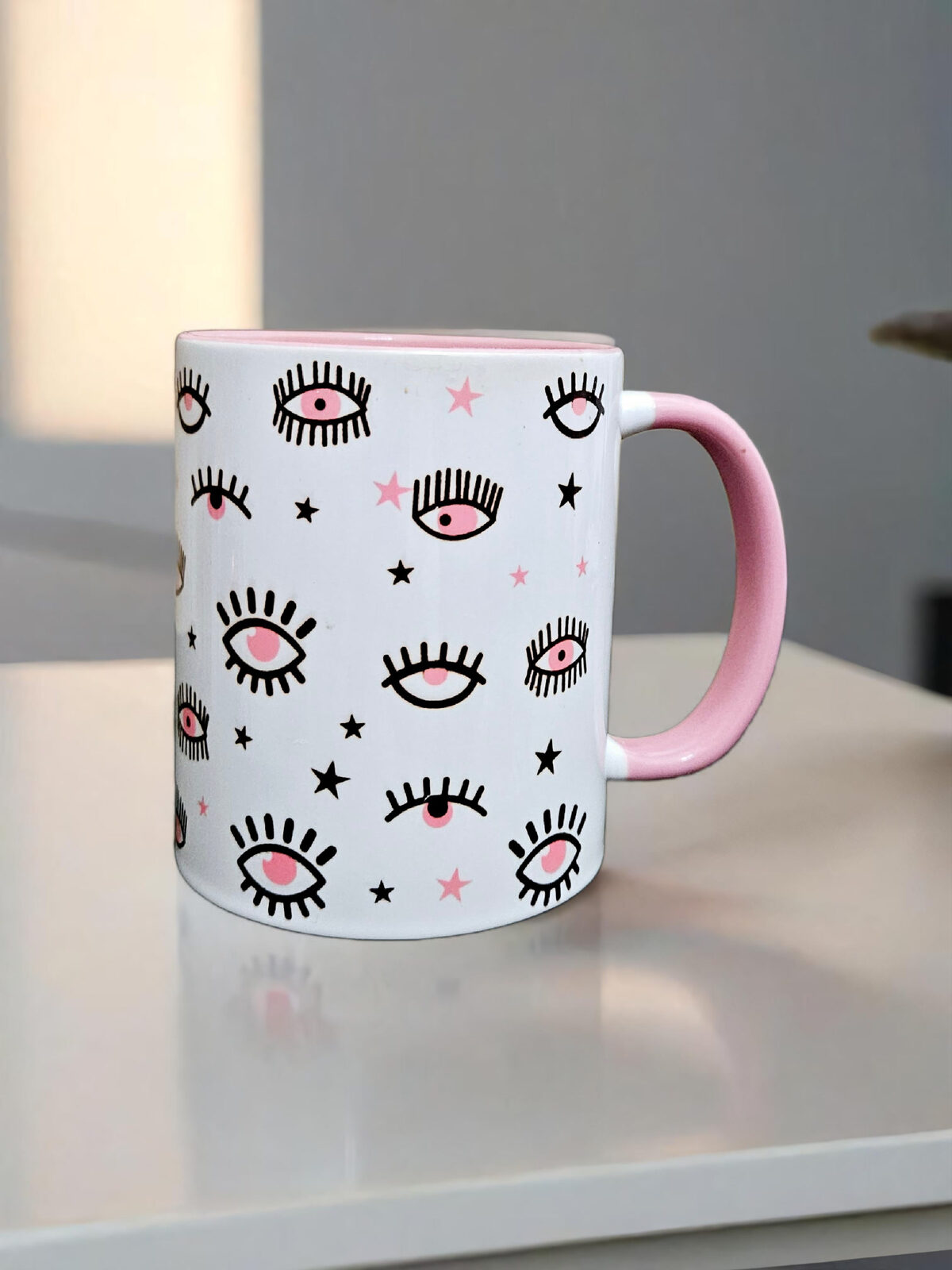 Taza ojo turco 🧿 Rosa