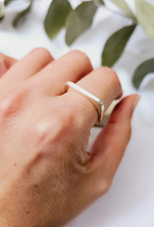 Anillo cuadrado T19.5