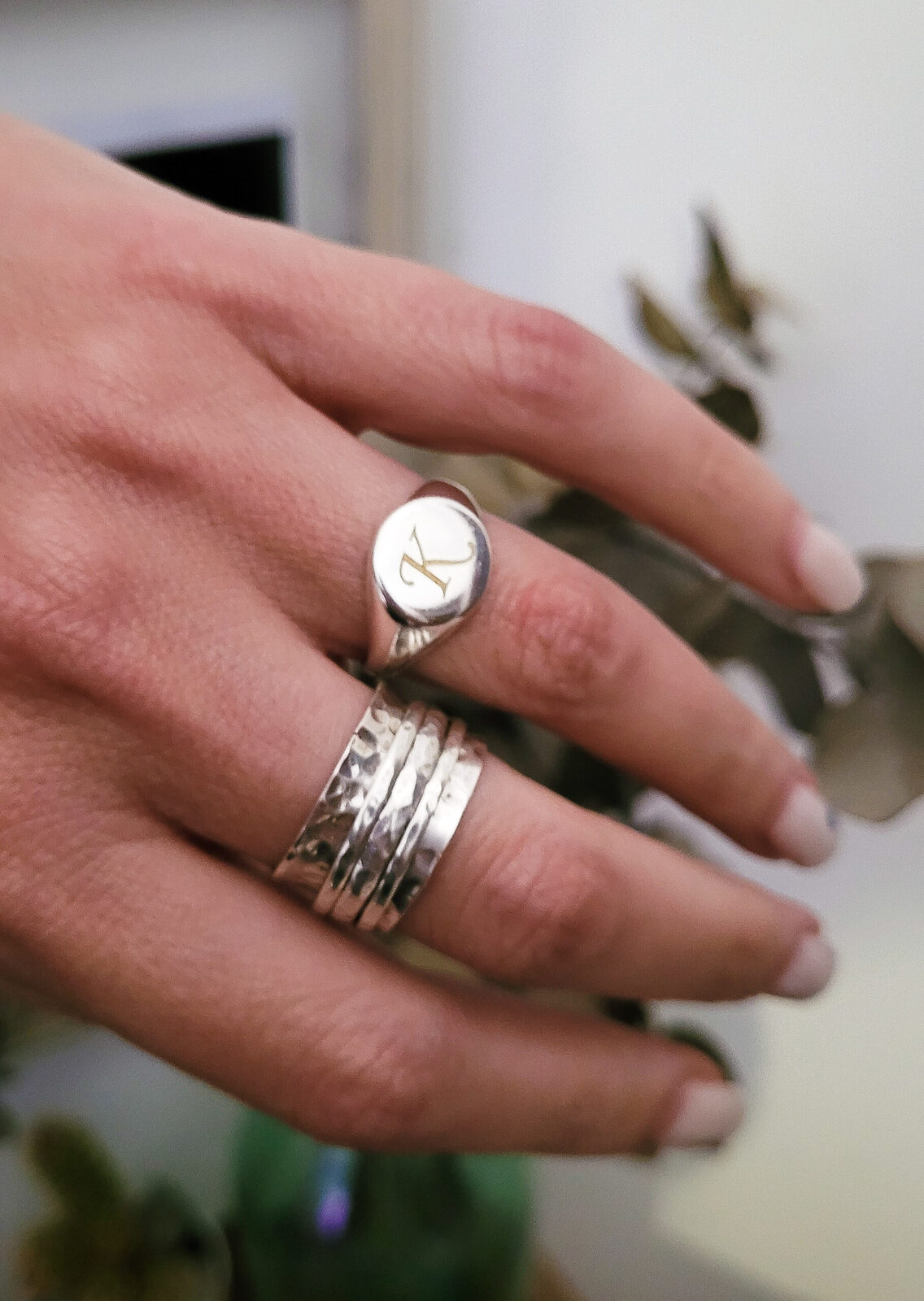 Anillo ideal grabado