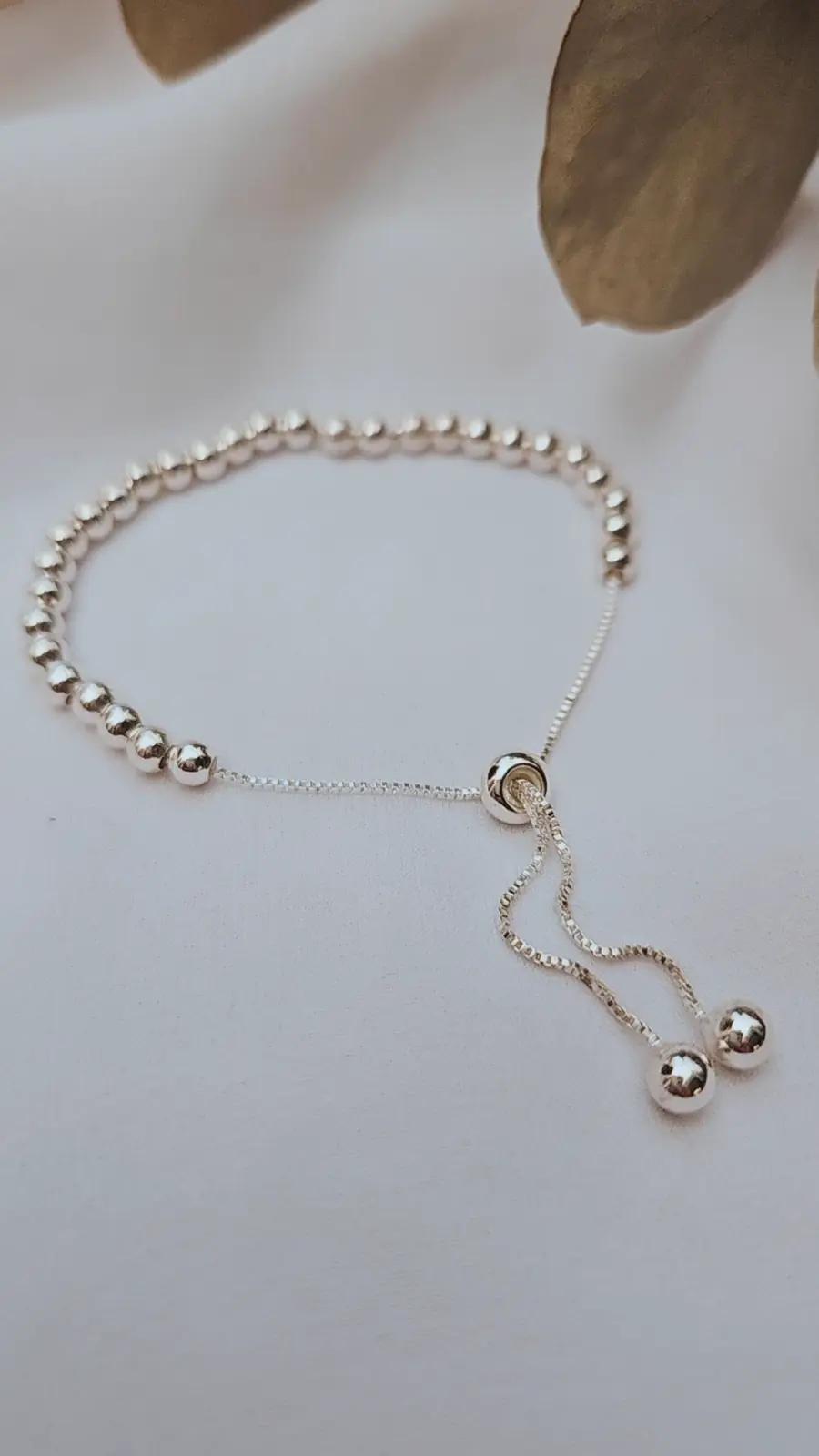 Pulsera ajustable esferas