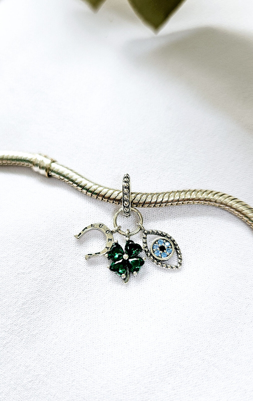 Charm Trebol, ojo, herradura