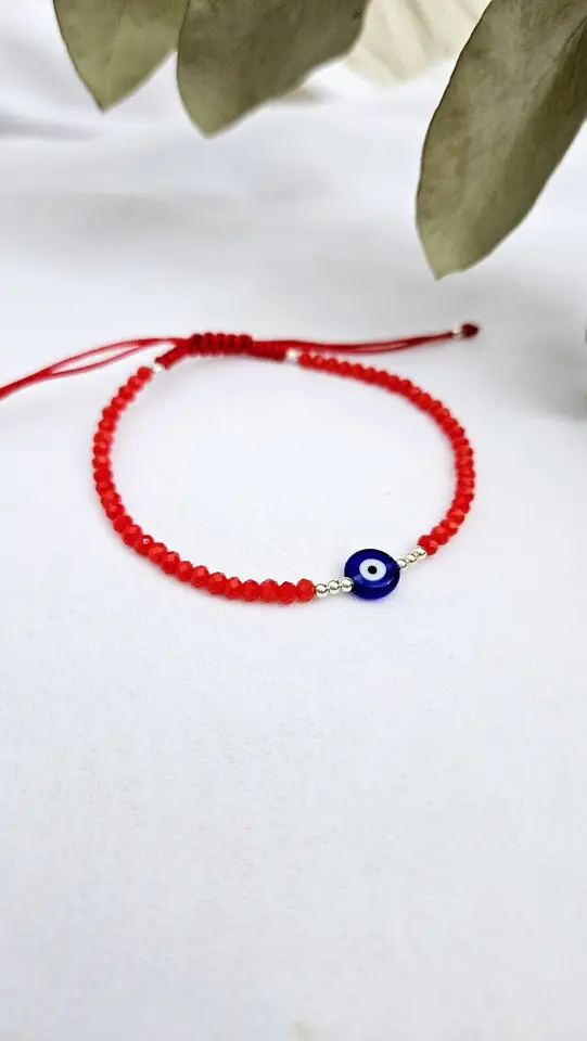 Pulsera ojo turco y cristales