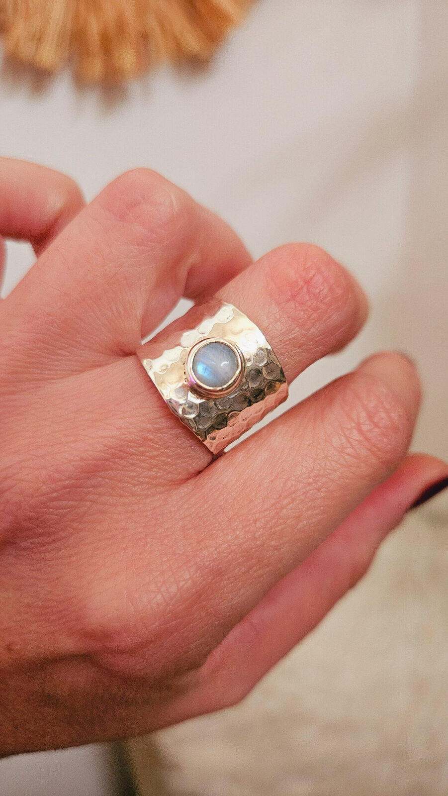 Anillo Piedras naturales