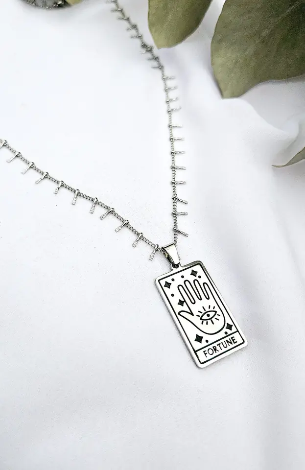 Cadena con dije Tarot de la fortuna