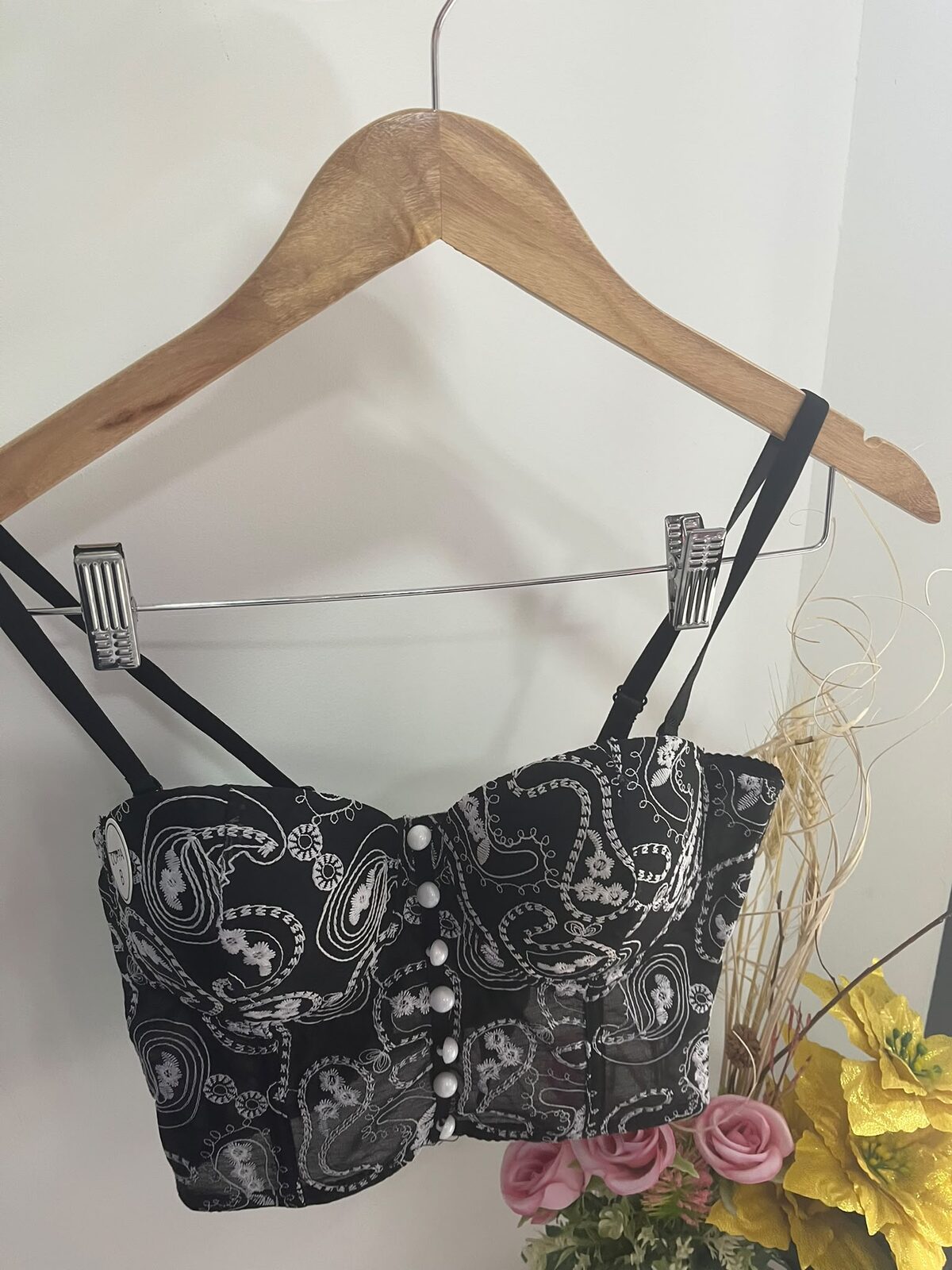 Bustier bordado