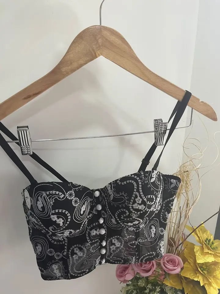 Bustier bordado