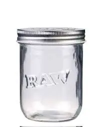 Frasco de vidrio Raw grande