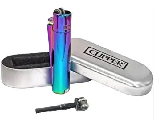 clipper metalisado tornasol  en caje