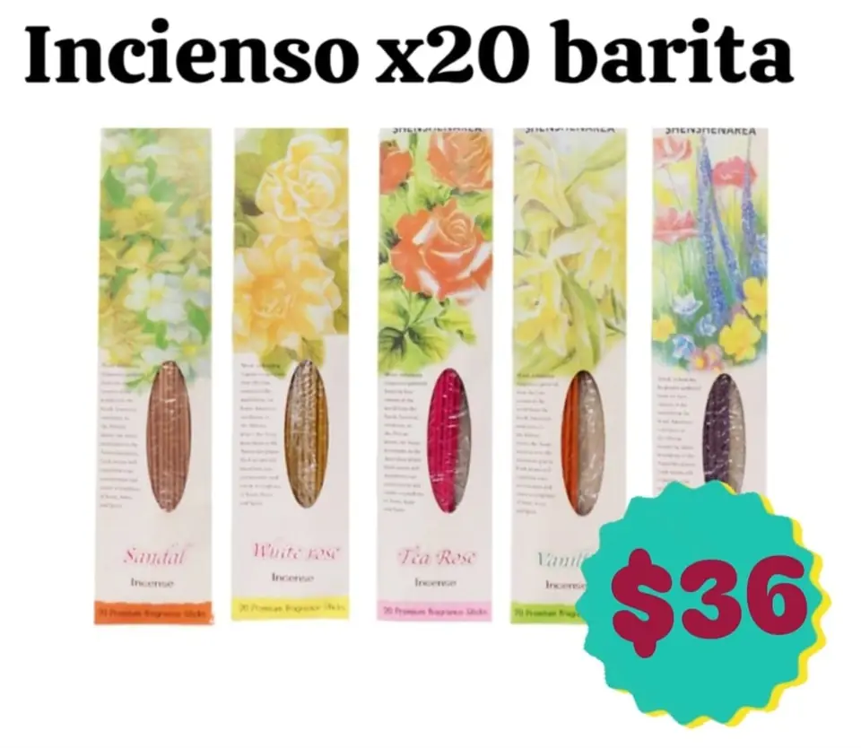 Incienso ×20 baritas