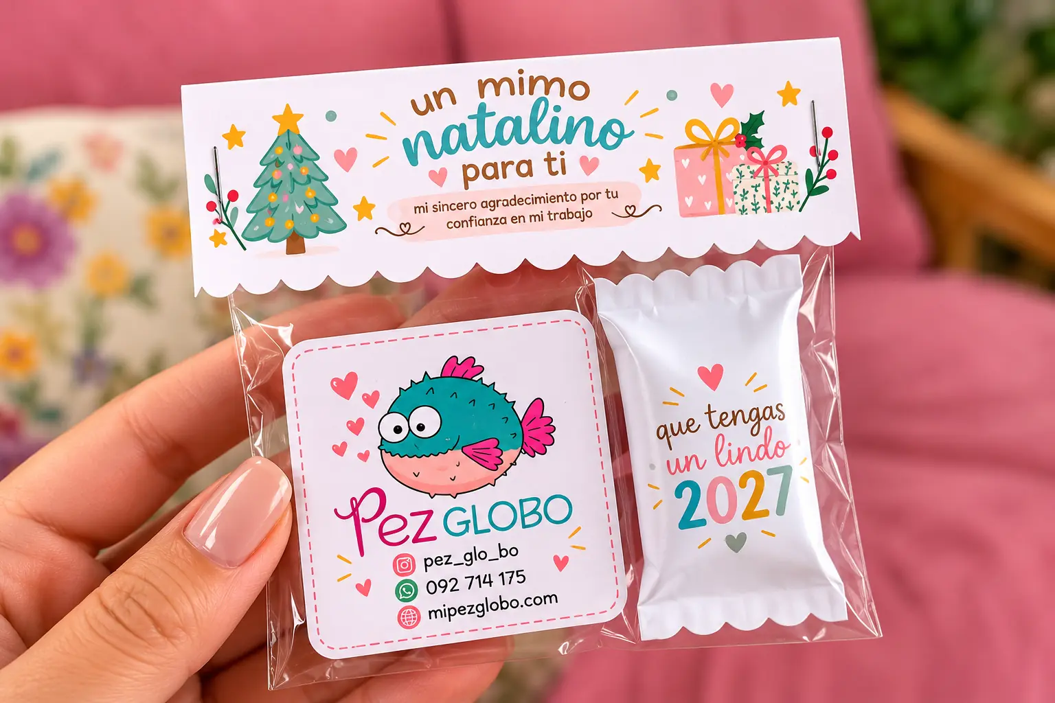 25 kit Imán y Caramelo Personalizados