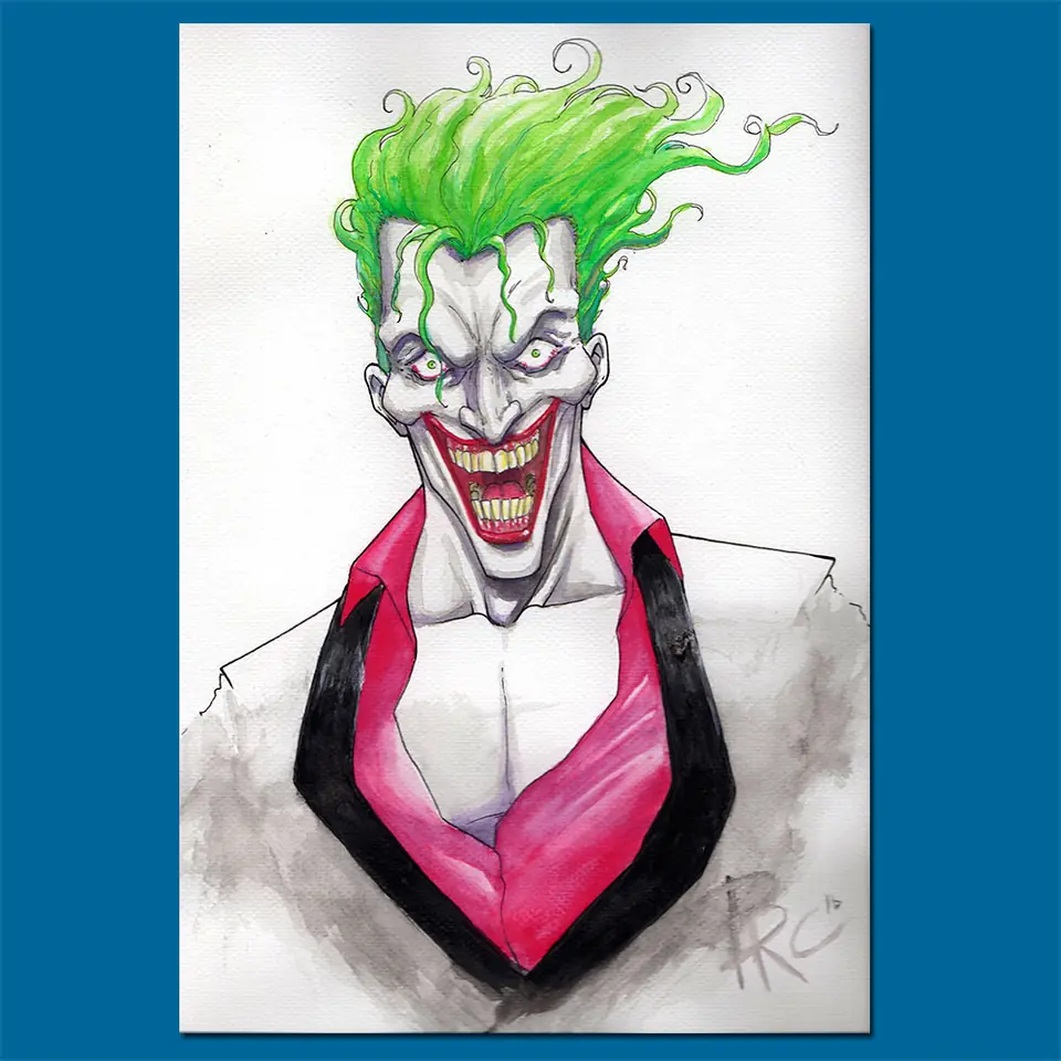 PRINT - JOKER - ACUARELLAS