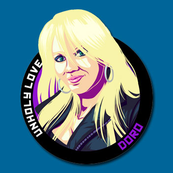 STICKER METAL GODDESSES - DORO