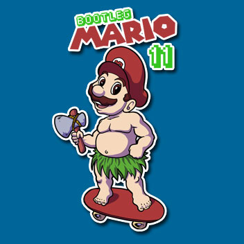 STICKER MARIO BOOTLEG 3